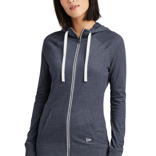 ® Ladies Sueded Cotton Blend Full Zip Hoodie Thumbnail