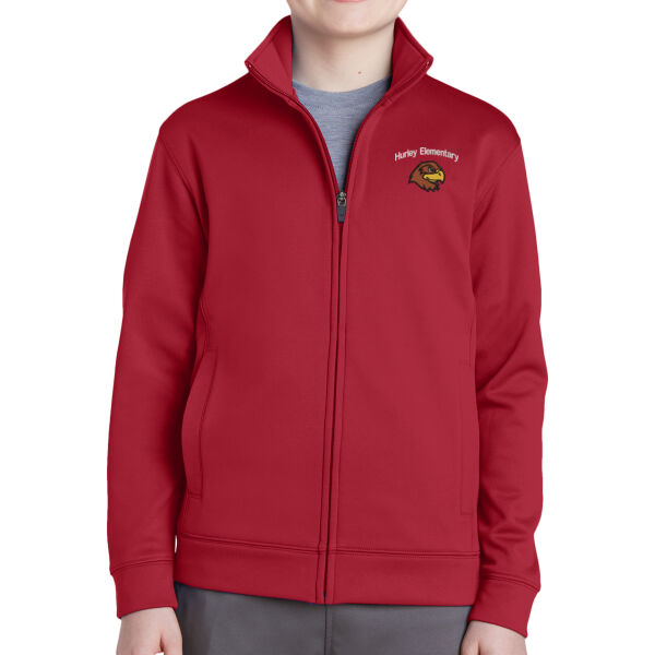 Youth Sport Wick ® Fleece Full Zip Jacket Thumbnail