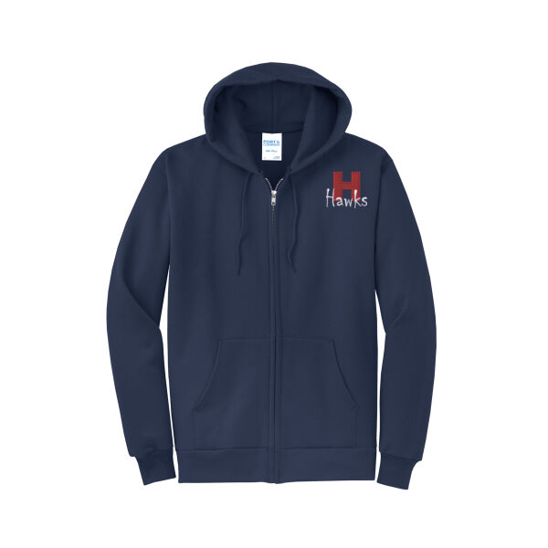 Port & Company® Core Fleece Full-Zip Hooded Sweatshirt Thumbnail